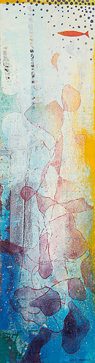 Klaus Brandner Miss Sunshine 2024, Unikat Acryl auf Leinwand 32 x 35 cm € 1.200,-