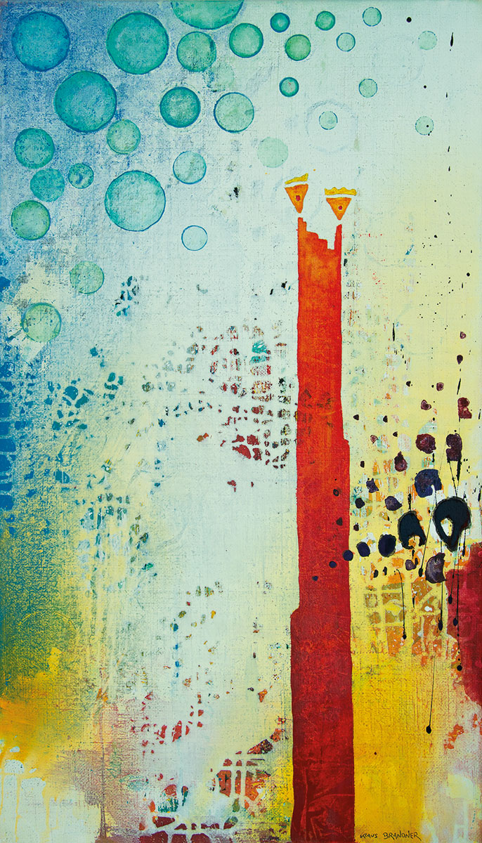 Frisch verliebt, Acryl Mischtechnik auf Leinwand, 2026, Größe: 55 x 95 cm