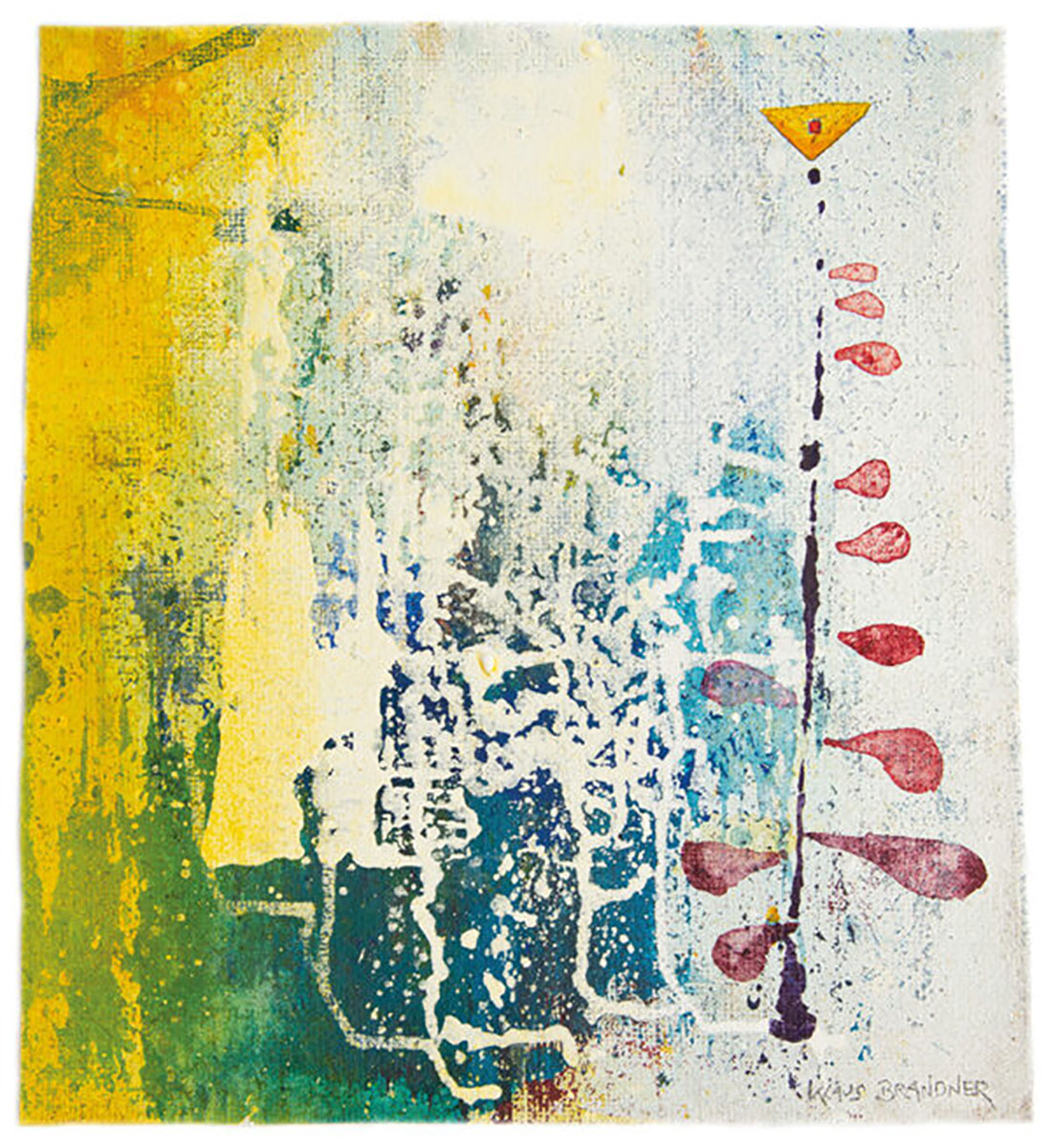 Klaus Brandner Miss Sunshine 2024, Unikat Acryl auf Leinwand 32 x 35 cm € 1.200,-