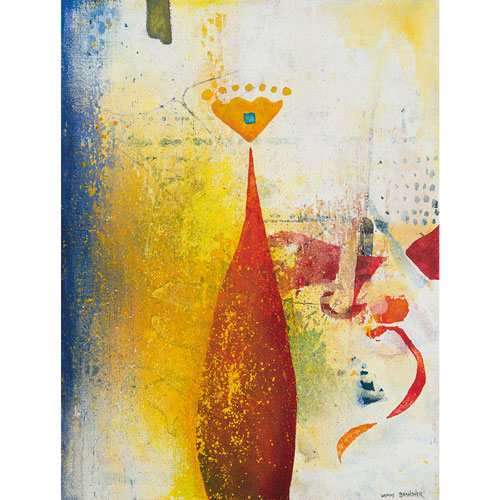 Nana, Acryl Mischtechnik auf Leinwand, 2026, Größe: 65 x 85 cm