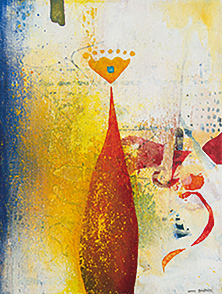 Nana, Acryl Mischtechnik auf Leinwand, 2026, Größe: 65 x 85 cm