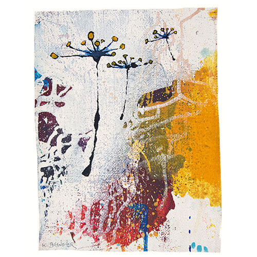 Klaus Brandner, Wir heben ab, Acryl auf Leinwand, Größe: 35 x 26 cm, signiert