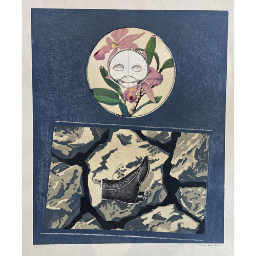 Affiche pour Déchets d'Atelier / Plakat für Atelierabfälle, 1968  Fotollithografie auf Bütten  Edition: 150, Nummer: 38 Bild 64,5 x 45 cm, mit Rahmen73 x 86 cm  signiert und nummeriert