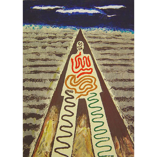 La Nuit de Jean de Luz, 1968 Man Ray Farblithografie auf Arches-Papier Auflage: 120 + AP XXXX, Nummer XVIII Blatt: 76 x 54 cm, mit Rahmen 90 x 70 cm signiert, nummeriert 