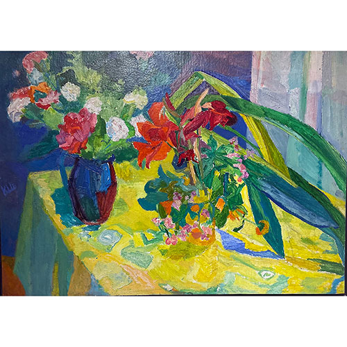  Stillleben mit Blumen