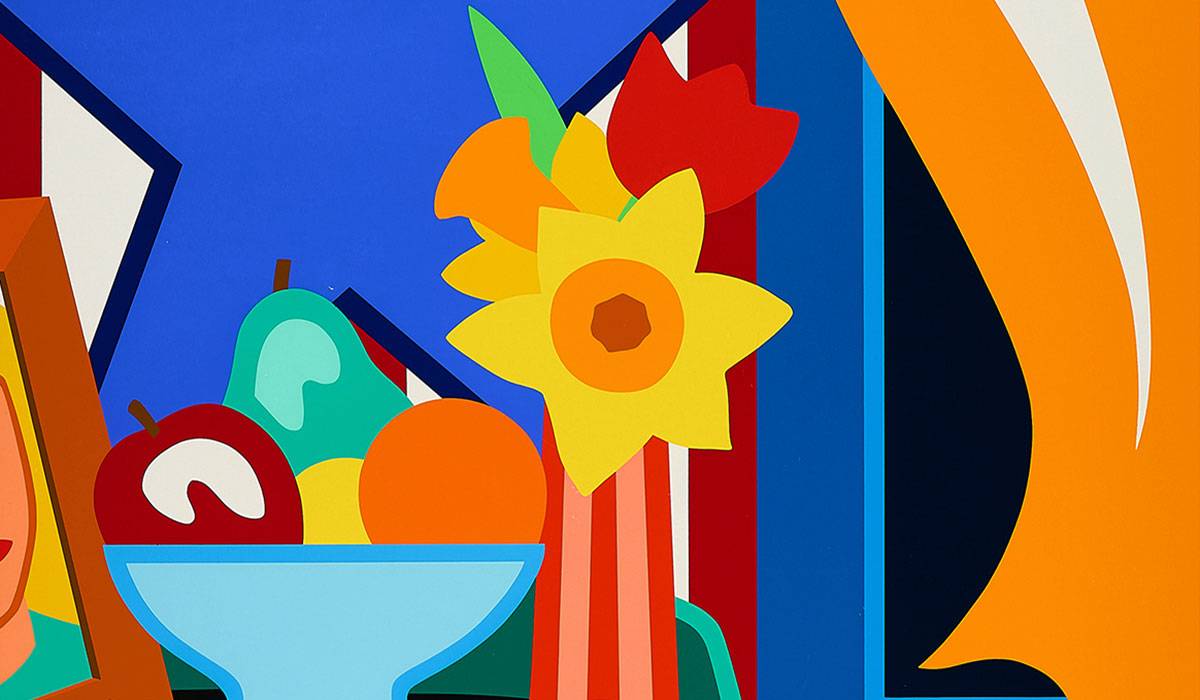 Kunstwerk von Wesselmann mit Stilleben